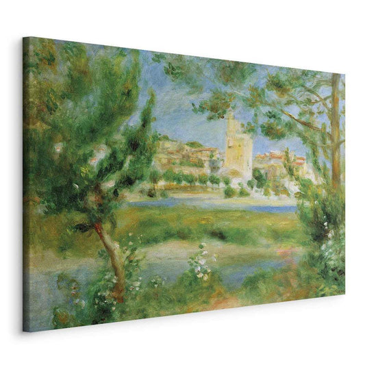 Canvas Print - Villeneuveles-Avignon (Pierre-Auguste Renoir)