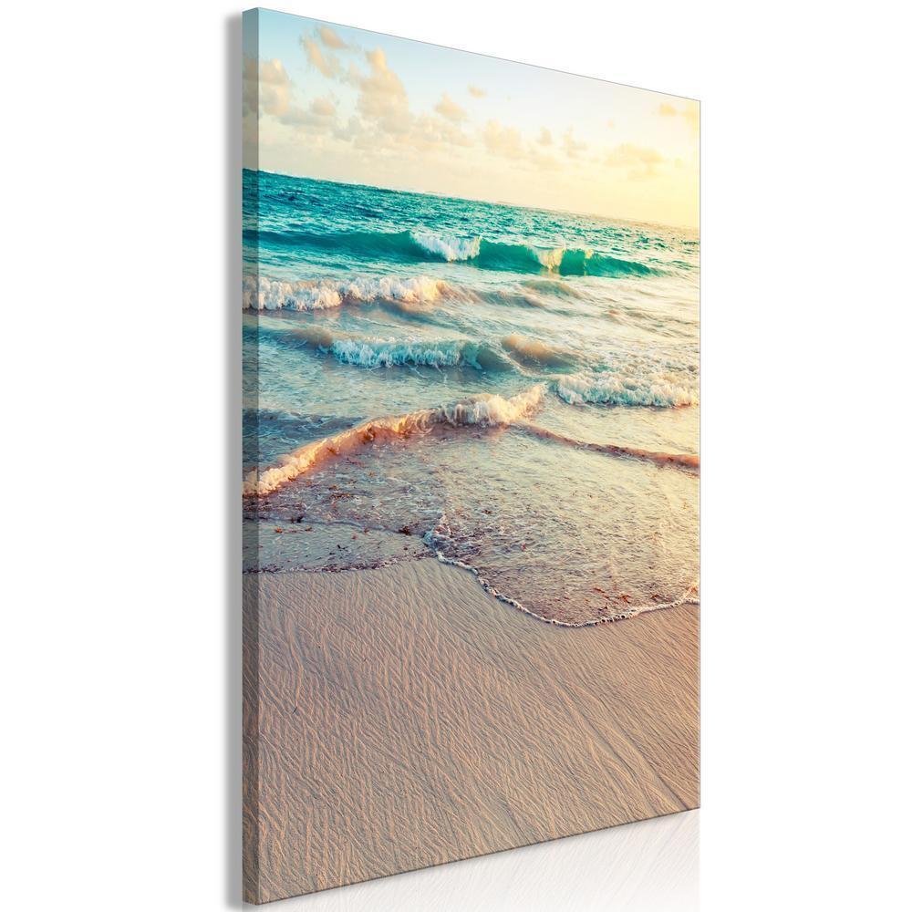 Canvas Print - Warm Morning (1 Part) Vertical-ArtfulPrivacy-Wall Art Collection