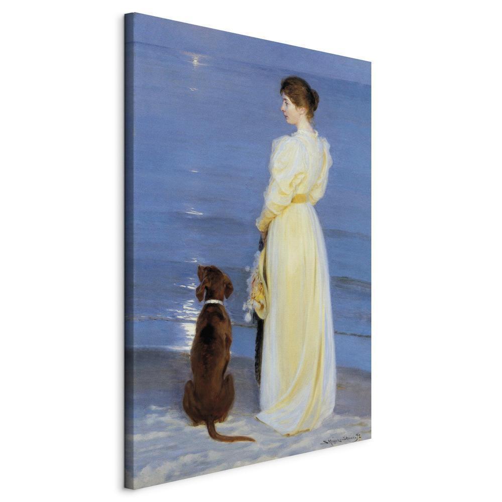 Canvas Print - Summer Evening in Skagen-ArtfulPrivacy-Wall Art Collection