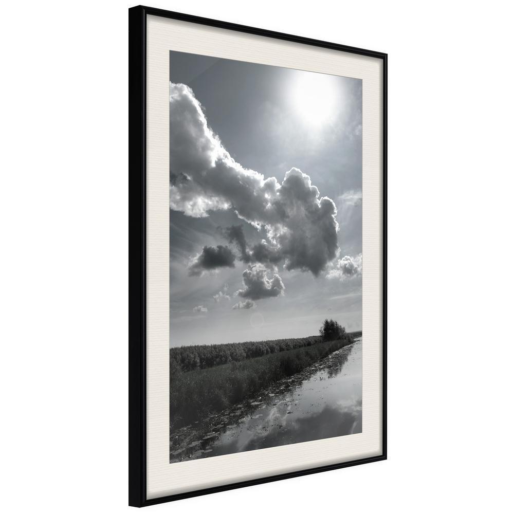 Framed Art - Scorching Day-artwork for wall with acrylic glass protection