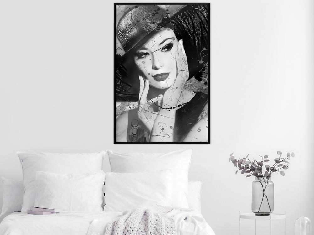 Wall Decor Portrait - Extraordinary Beauty-artwork for wall with acrylic glass protection