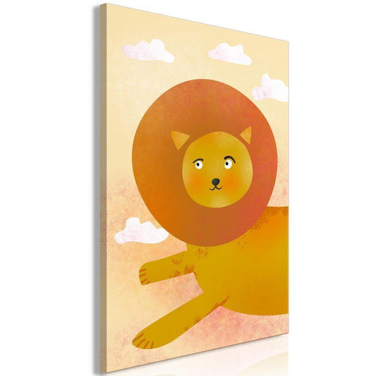 Canvas Print - Lion's Fun (1 Part) Vertical