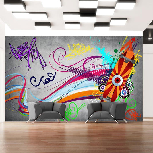 Wall Mural - Skateboard-Wall Murals-ArtfulPrivacy