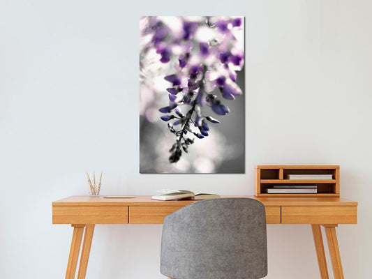 Canvas Print - Violet Ringtones (1 Part) Vertical-ArtfulPrivacy-Wall Art Collection