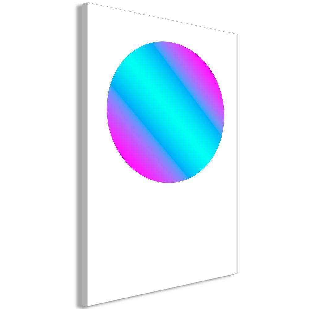 Canvas Print - Circle Gradient (1 Part) Vertical-ArtfulPrivacy-Wall Art Collection