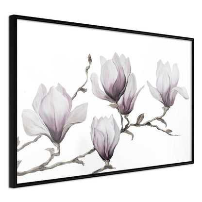 Botanical Wall Art - On the Twig-artwork for wall with acrylic glass protection