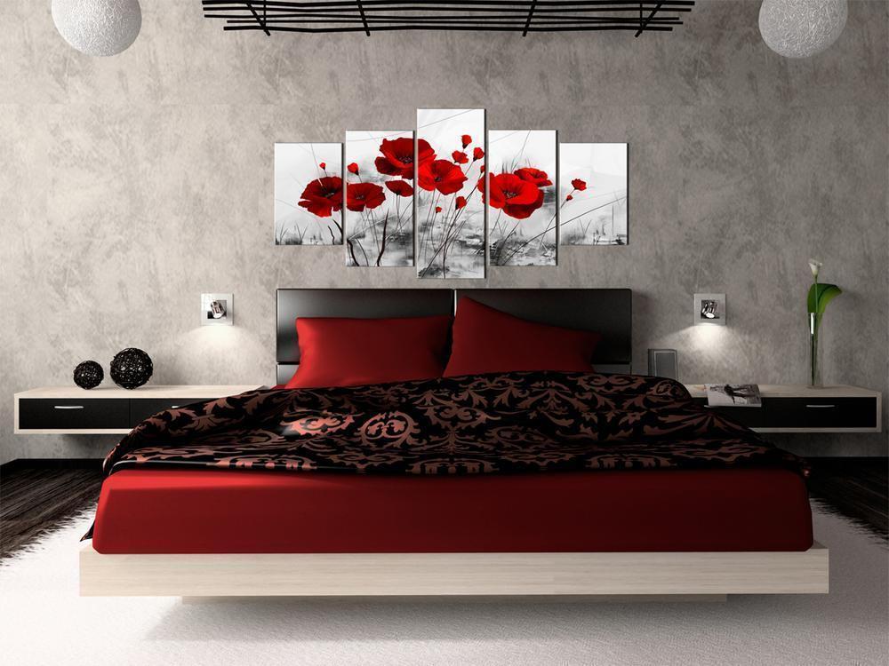 Canvas Print - Poppies - Red Miracle-ArtfulPrivacy-Wall Art Collection