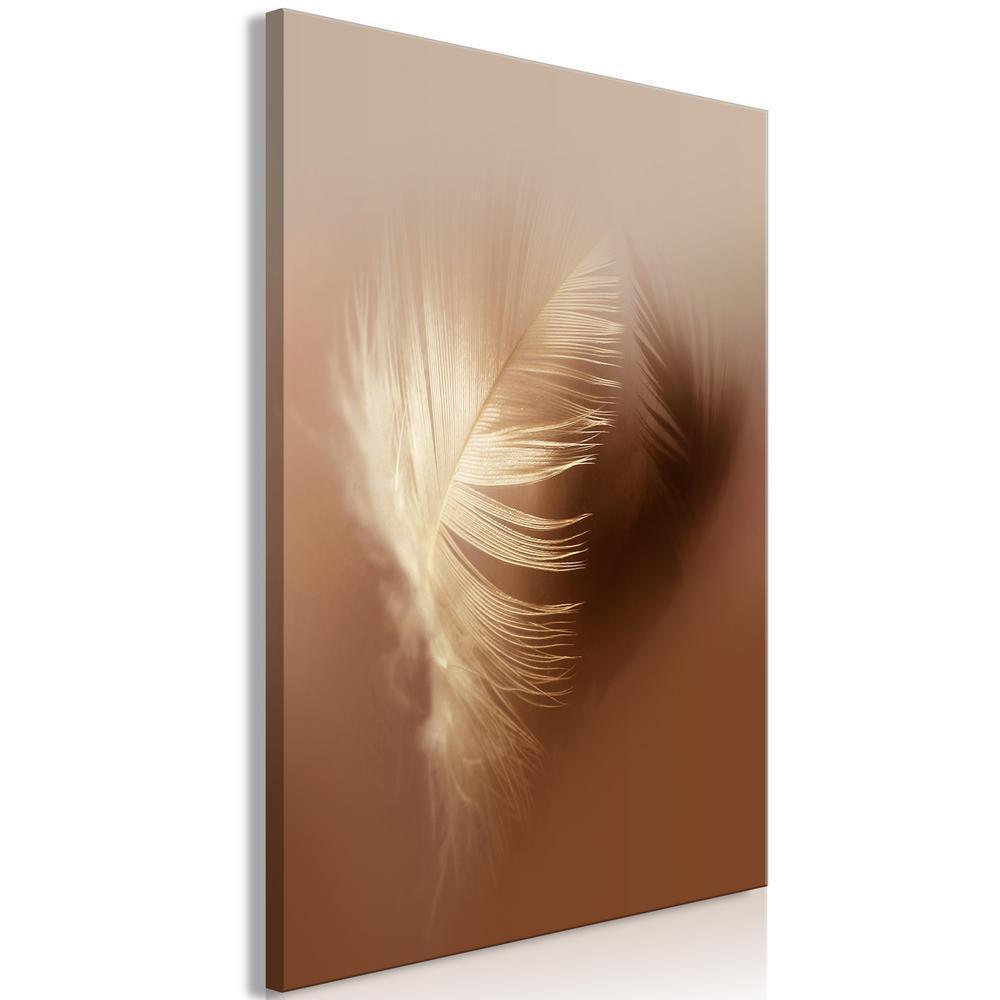 Canvas Print - Autumn Fluff (1 Part) Vertical-ArtfulPrivacy-Wall Art Collection