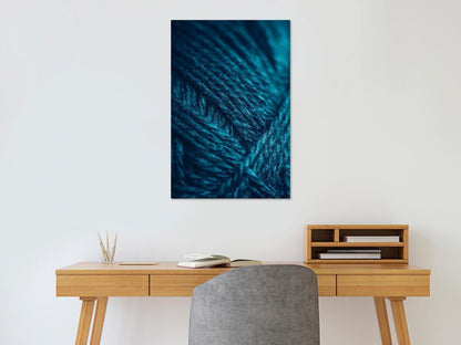 Canvas Print - Emerald Wool (1 Part) Vertical-ArtfulPrivacy-Wall Art Collection