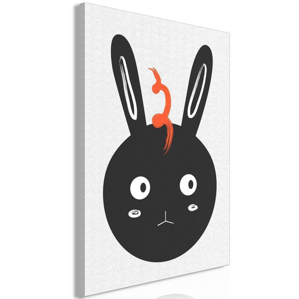 Canvas Print - Rabbit Sees Everything (1 Part) Vertical-ArtfulPrivacy-Wall Art Collection