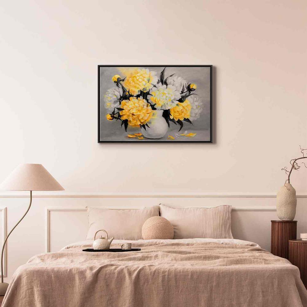 Canvas Print - Fragrant Colours (1 Part) Wide Yellow