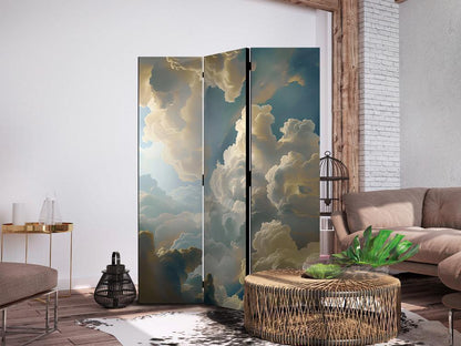 Room Divider - Sun and Shadows: A Theatrical Display of Nature High Above the Ground