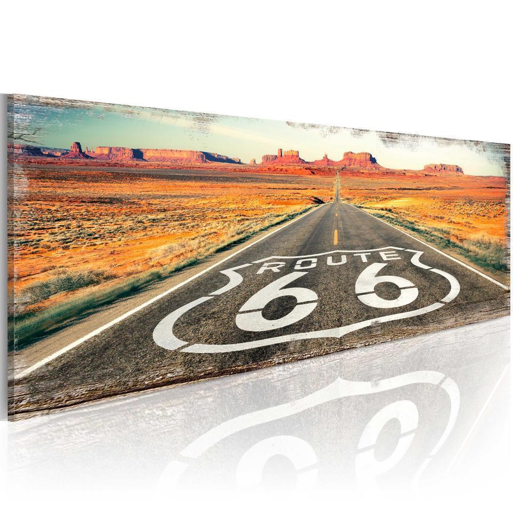 Canvas Print - Straight road-ArtfulPrivacy-Wall Art Collection