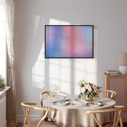 Canvas Print - Rainbow Gradient - Delicate Multicolored Gradient Resembling Mist