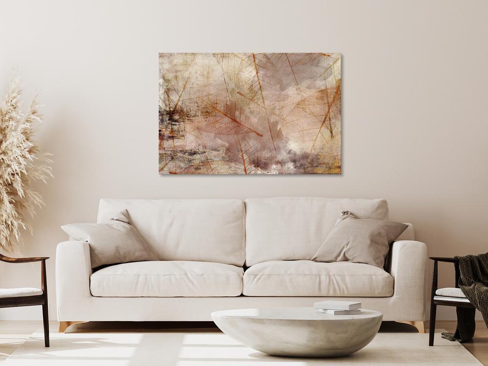 Canvas Print - Imprint of Nature (1 Part) Wide-ArtfulPrivacy-Wall Art Collection