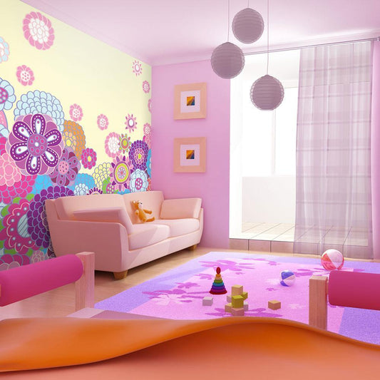 Wall Mural - Happy meadow-Wall Murals-ArtfulPrivacy