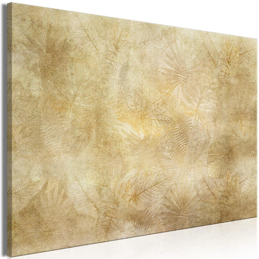 Canvas Print - Vintage Leaves (1 Part) Wide-ArtfulPrivacy-Wall Art Collection