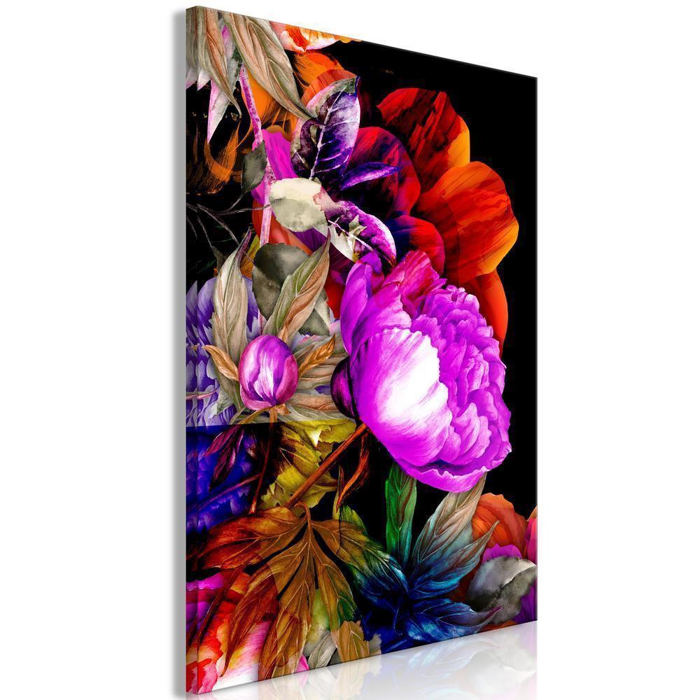 Canvas Print - Nature in Summer Hues (1-part) - Flower Garden of Inspiration