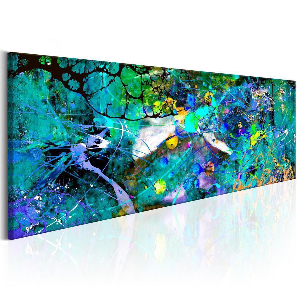 Canvas Print - Sapphire Jungle-ArtfulPrivacy-Wall Art Collection