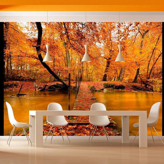 Wall Mural - Autumn bridge