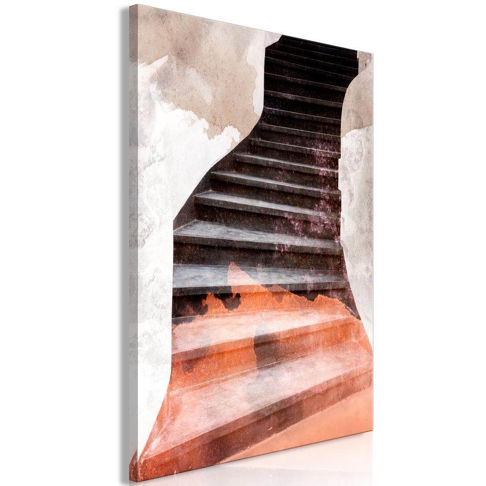 Canvas Print - Next Step (1 Part) Vertical-ArtfulPrivacy-Wall Art Collection