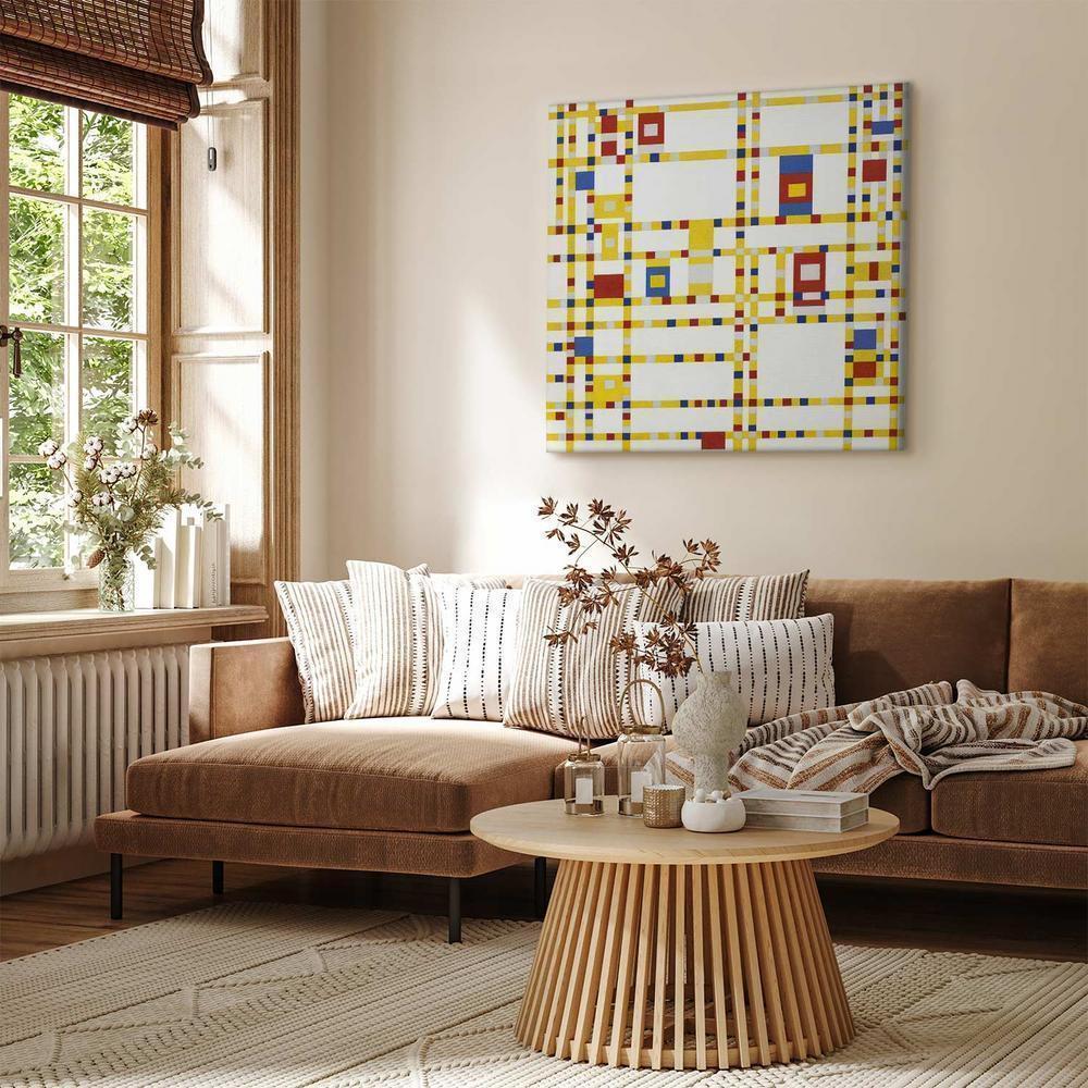 Impression sur toile - Boogie Woogie de Broadway (Piet Mondrian)