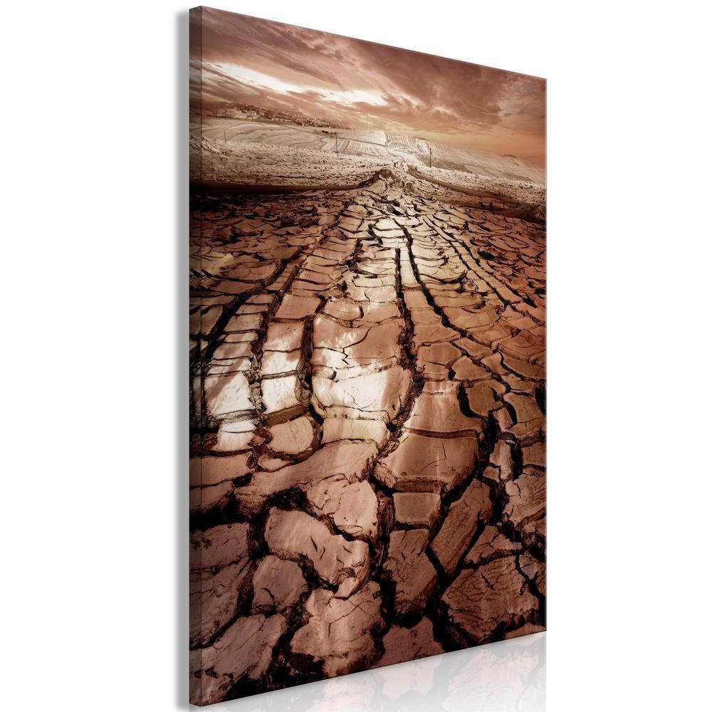 Canvas Print - Drought (1 Part) Vertical-ArtfulPrivacy-Wall Art Collection