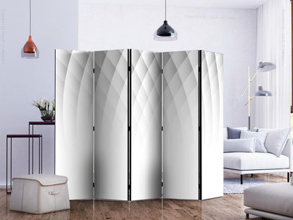 Decorative partition-Room Divider - Structure of Light II-Folding Screen Wall Panel by ArtfulPrivacy