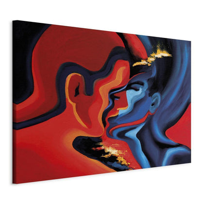 Canvas Print - Cosmic Kiss-ArtfulPrivacy-Wall Art Collection