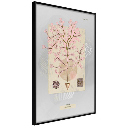 Abstract Poster Frame - Seaweed-artwork for wall with acrylic glass protection