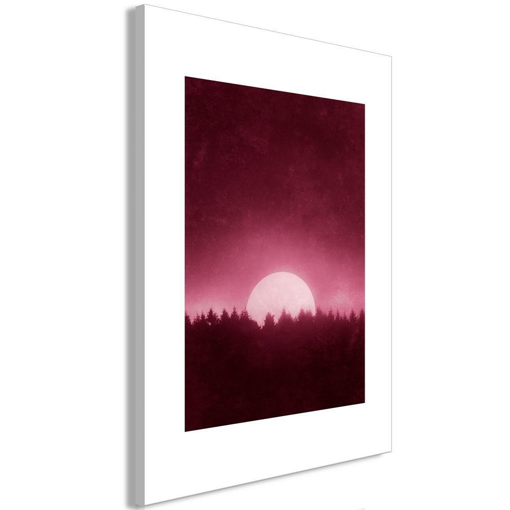 Canvas Print - Full Moon (1 Part) Vertical-ArtfulPrivacy-Wall Art Collection