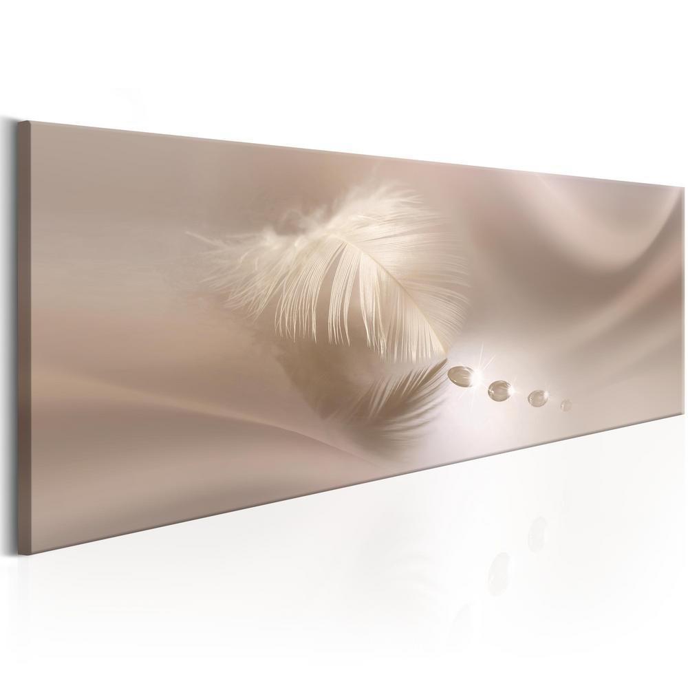 Canvas Print - Delicate Feather-ArtfulPrivacy-Wall Art Collection