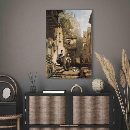 Canvas Print - Im Dachstübchen (Carl Spitzweg)