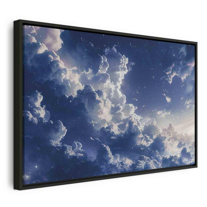 Canvas Print - Starry Clouds and Delicate Light Over a Corner of the Sky