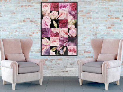 Botanical Wall Art - Floral Jigsaw-artwork for wall with acrylic glass protection