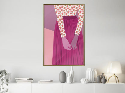 Wall Decor Portrait - Fruity Blouse-artwork for wall with acrylic glass protection