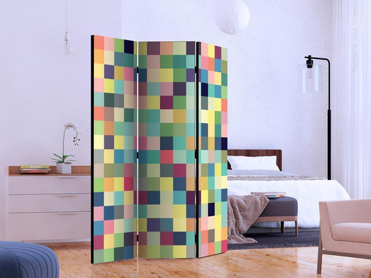 Decorative partition-Room Divider - Millions of colors-Folding Screen Wall Panel by ArtfulPrivacy