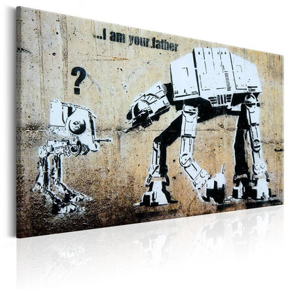 Canvas Print - I Am Your Father by Banksy-ArtfulPrivacy-Wall Art Collection