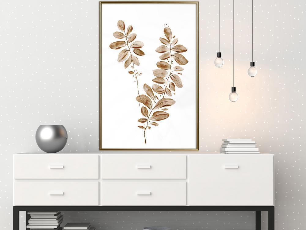 Botanical Wall Art - Botanical Watercolour-artwork for wall with acrylic glass protection