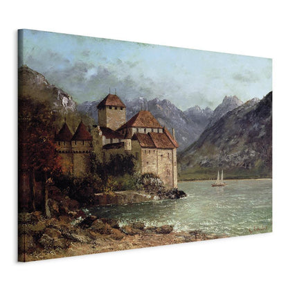 Canvas Print - Chillon Castle-ArtfulPrivacy-Wall Art Collection