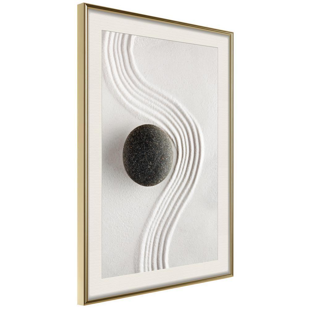 Photography Wall Frame - Zen Garden-artwork for wall with acrylic glass protection
