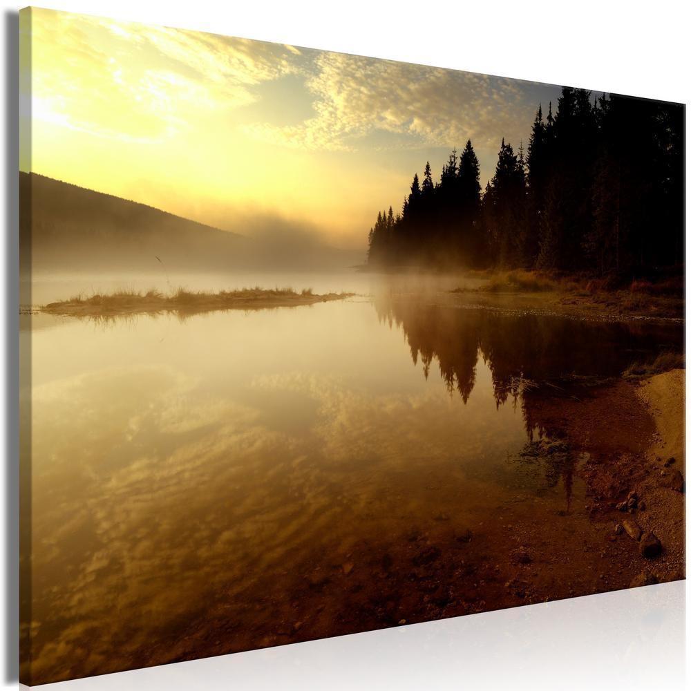 Canvas Print - Autumn Evening (1 Part) Wide-ArtfulPrivacy-Wall Art Collection