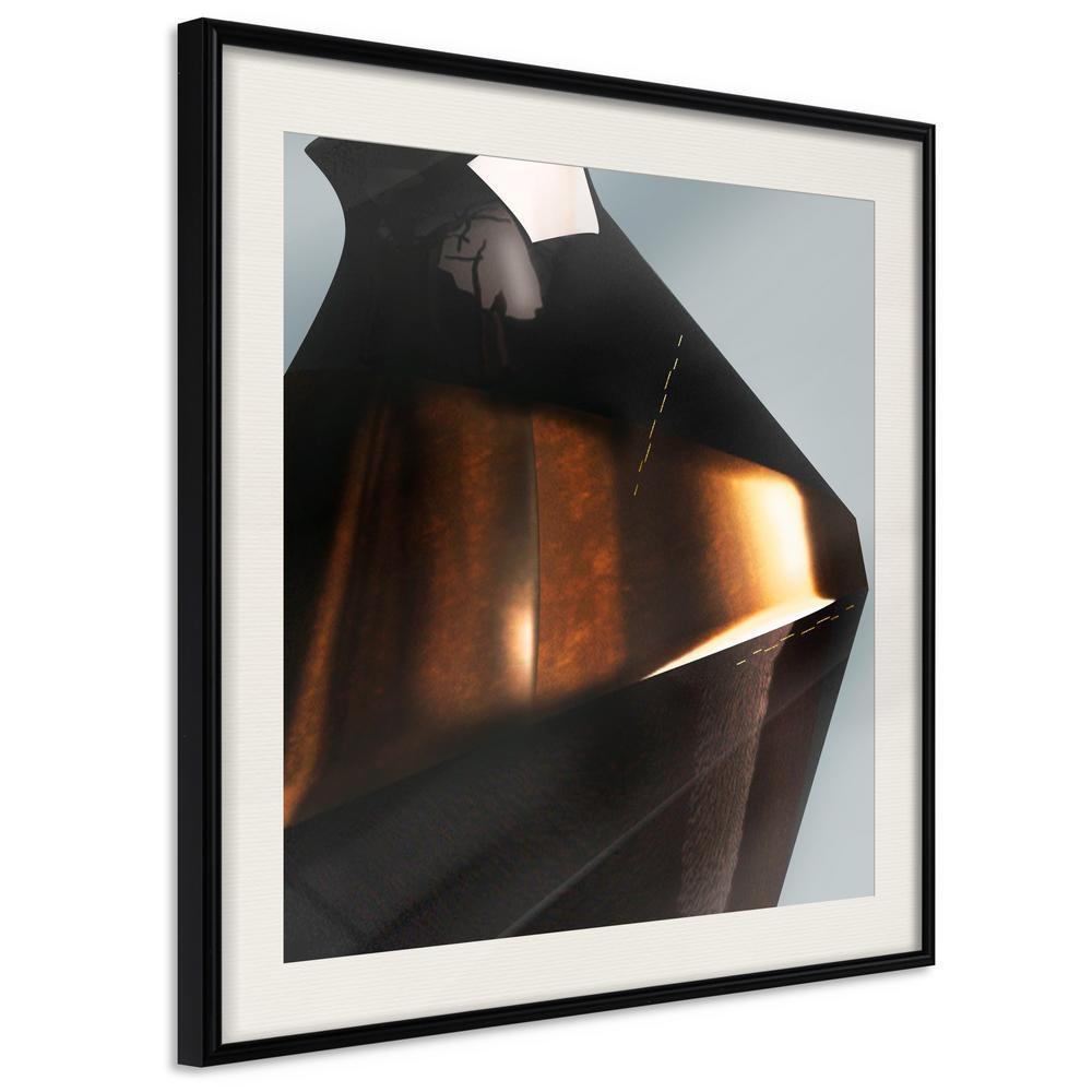 Abstract Poster Frame - Nothingness-artwork for wall with acrylic glass protection