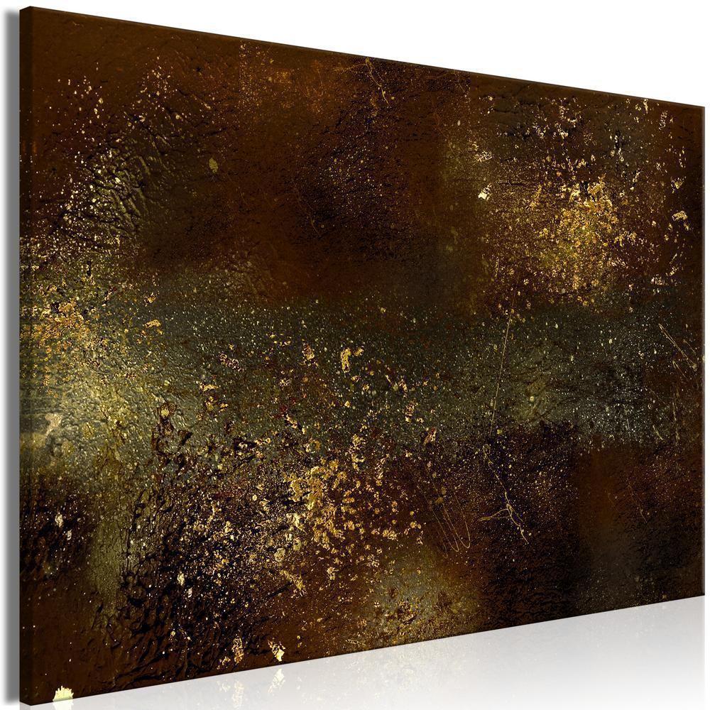 Canvas Print - Golden Constellation (1 Part) Wide