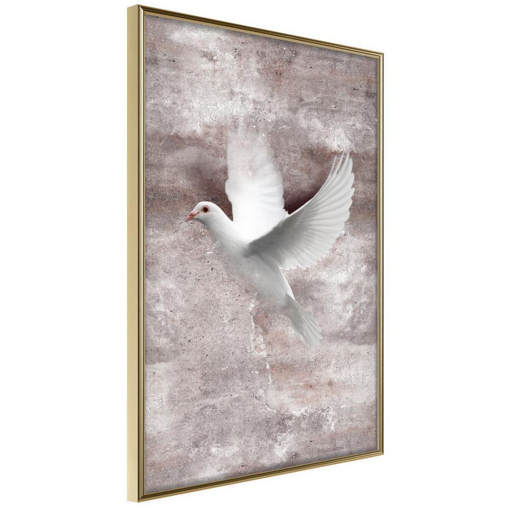 Frame Wall Art - White Dreams-artwork for wall with acrylic glass protection