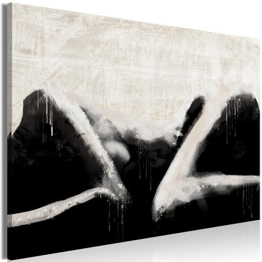 Canvas Print - Lying Beauty (1 Part) Wide-ArtfulPrivacy-Wall Art Collection