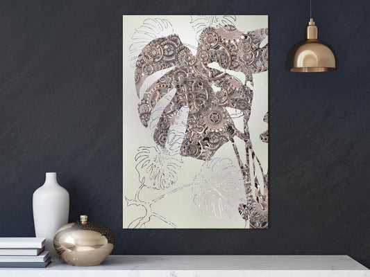 Canvas Print - Mechanism of Nature (1 Part) Vertical-ArtfulPrivacy-Wall Art Collection