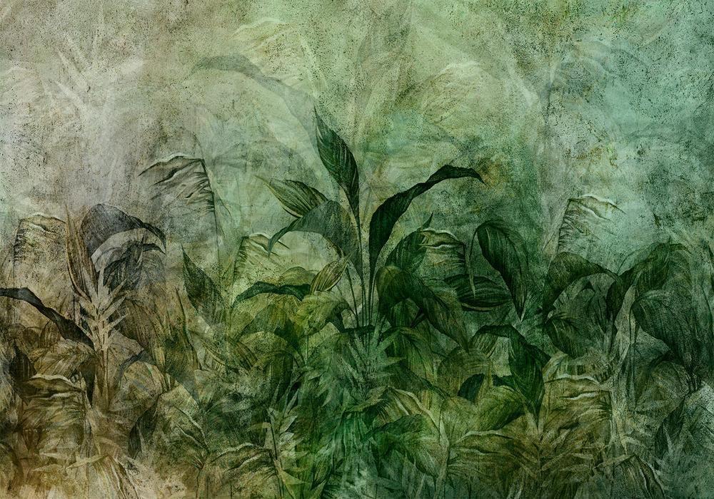 Wall Mural - Green Fog-Wall Murals-ArtfulPrivacy