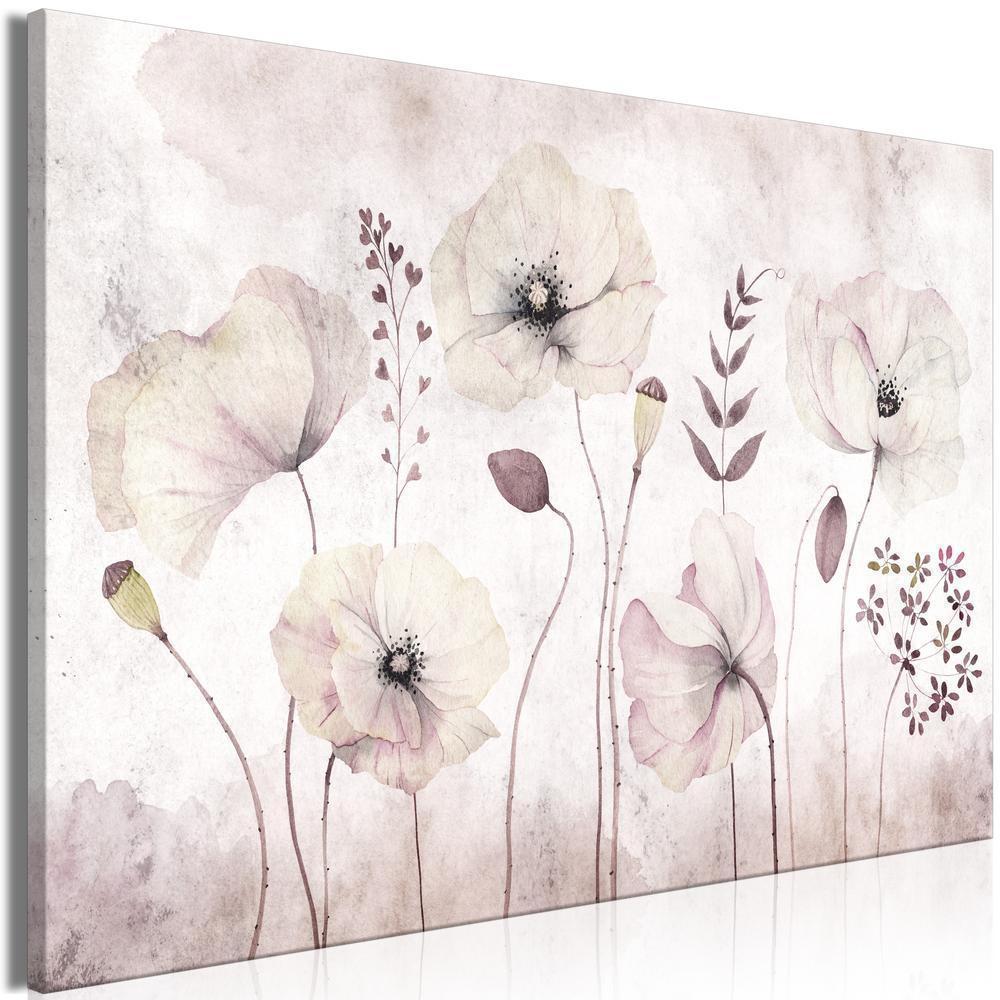 Canvas Print - Floral Moment (1 Part) Wide-ArtfulPrivacy-Wall Art Collection