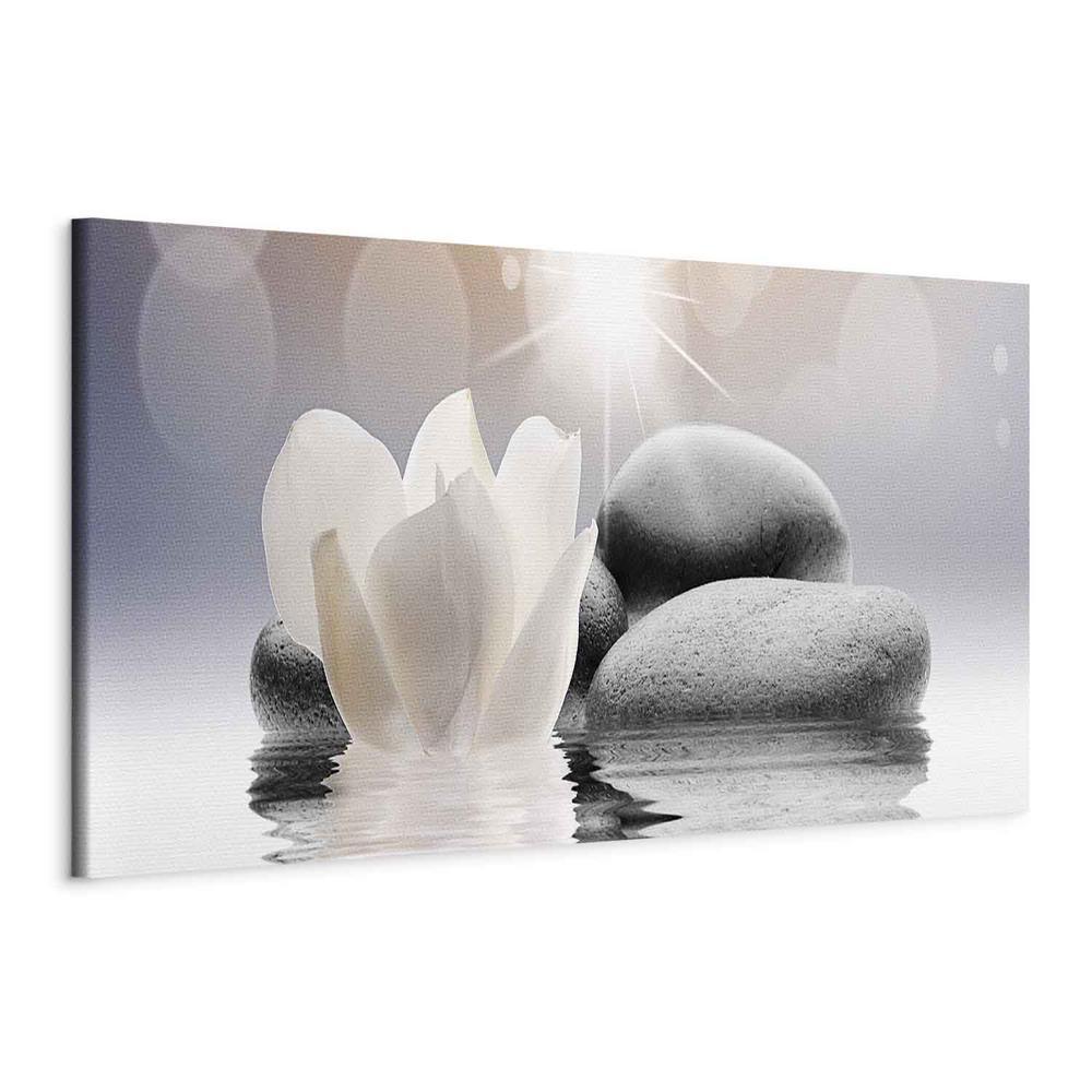 Canvas Print - Pebbles in Water (1 Part) Narrow